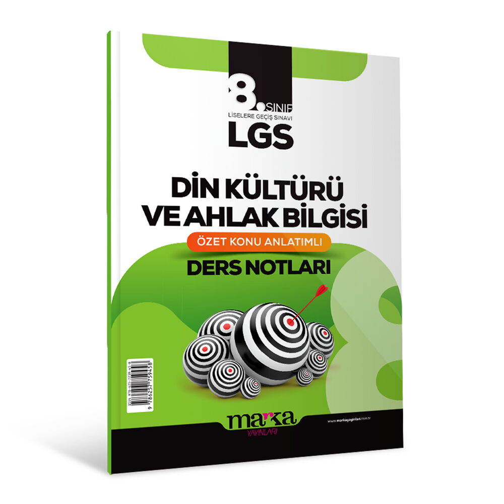 2026 LGS Odak Noktası Din Kültürü ve Ahlak Bilgisi Özet Konu Anlatımı Marka Yayınları