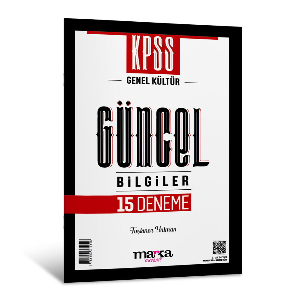 2026 KPSS Genel Kültür Güncel Bilgiler 15 Deneme Marka Yayınları