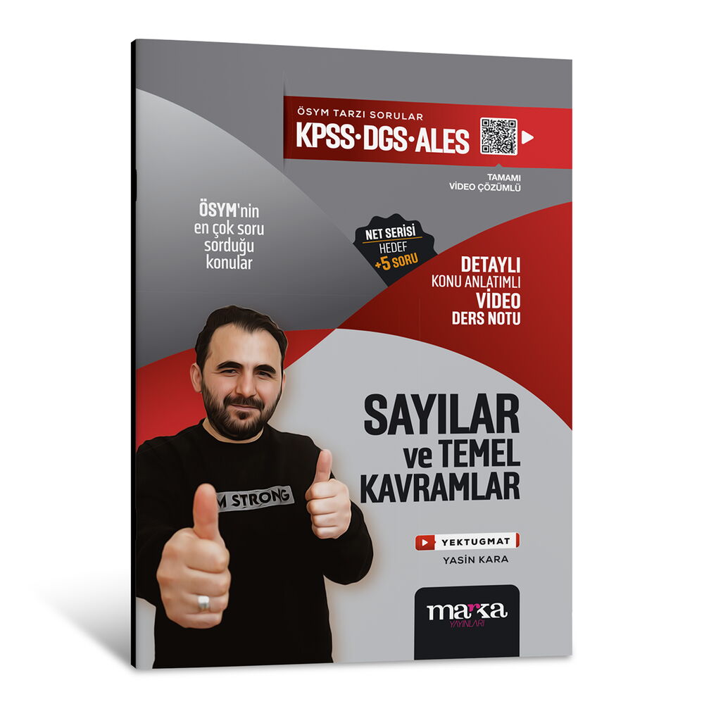 2026 KPSS – DGS – ALES Sayılar ve Temel Kavramlar Detaylı Konu Anlatımlı Ders Notu