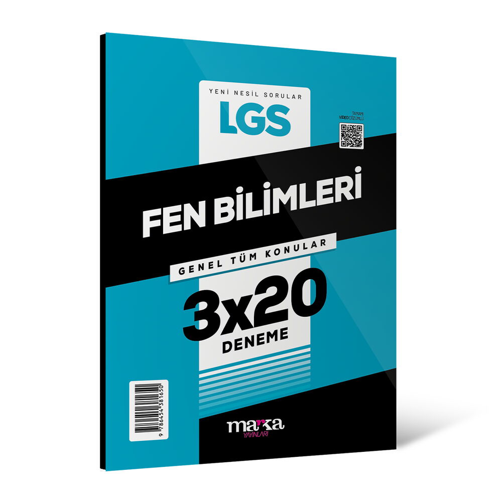 2026 LGS Genel Tüm Konular Fen Bilimleri 3 Deneme Marka Yayınları