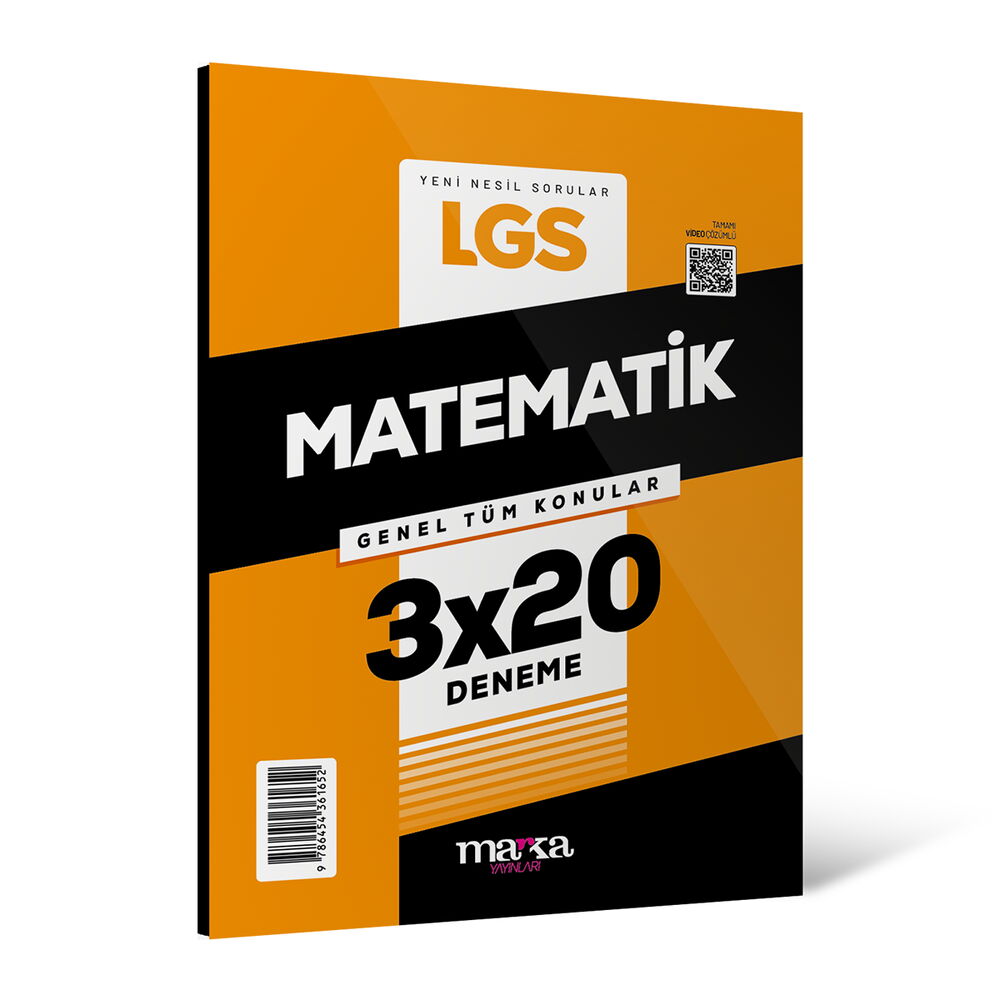 2026 LGS Genel Tüm Konular Matematik 3 Deneme Marka Yayınları