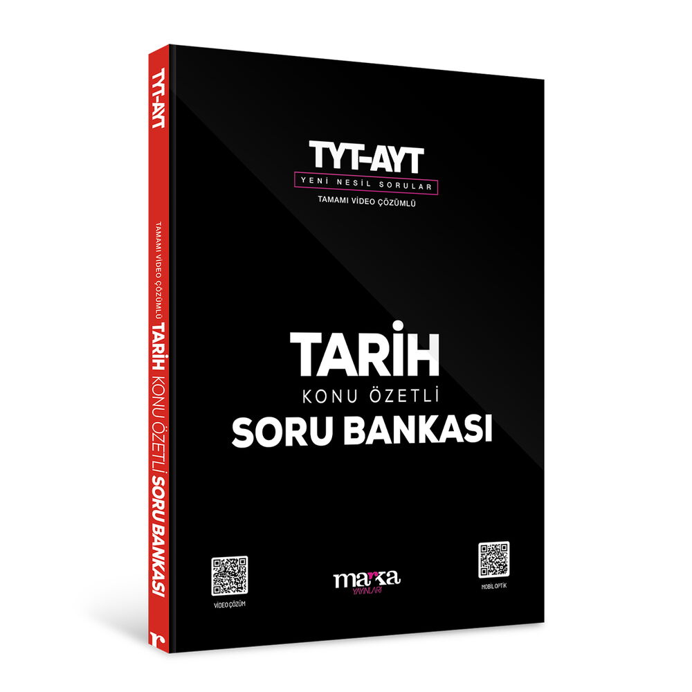 2026 TYT - AYT Tarih Konu Özetli Yeni Nesil Soru Bankası Tamamı Video Çözümlü