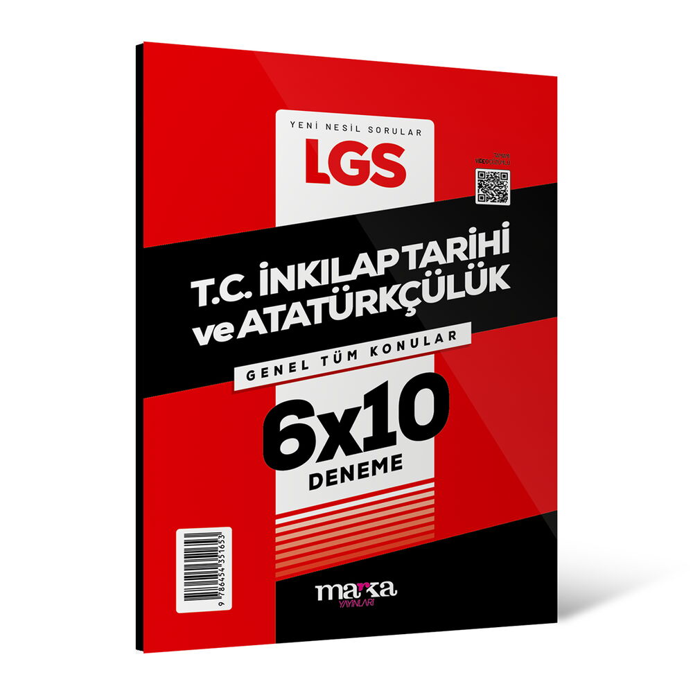 2025 LGS Genel Tüm Konular T.C. İnkılap Tarihi ve Atatürkçülük 6 Deneme Marka Yayınları