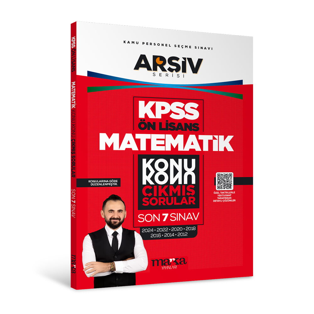 KPSS Ön Lisans Matematik Konu Konu Çıkmış Sorular Son 7 Sınav Çıkmış Sorular (2024 Dahil) Marka Yayınları