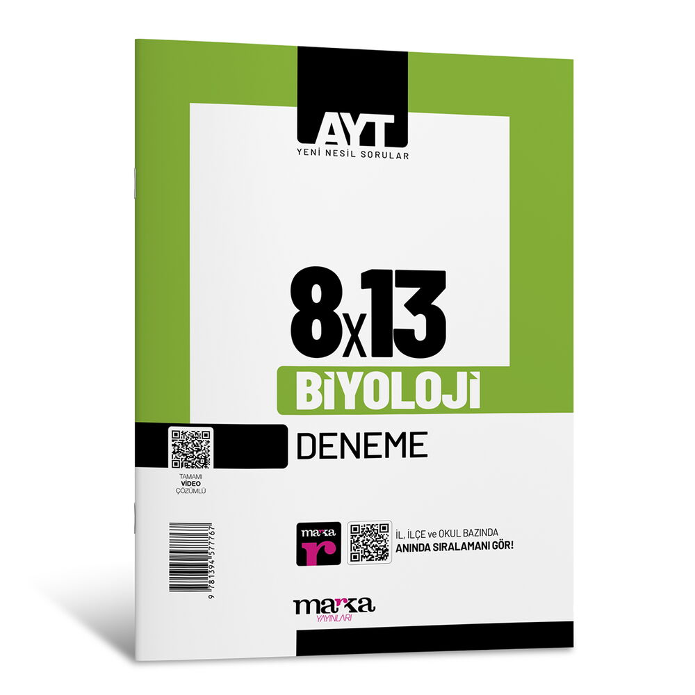 2026 AYT Biyoloji 8 Deneme Tamamı Video Çözümlü