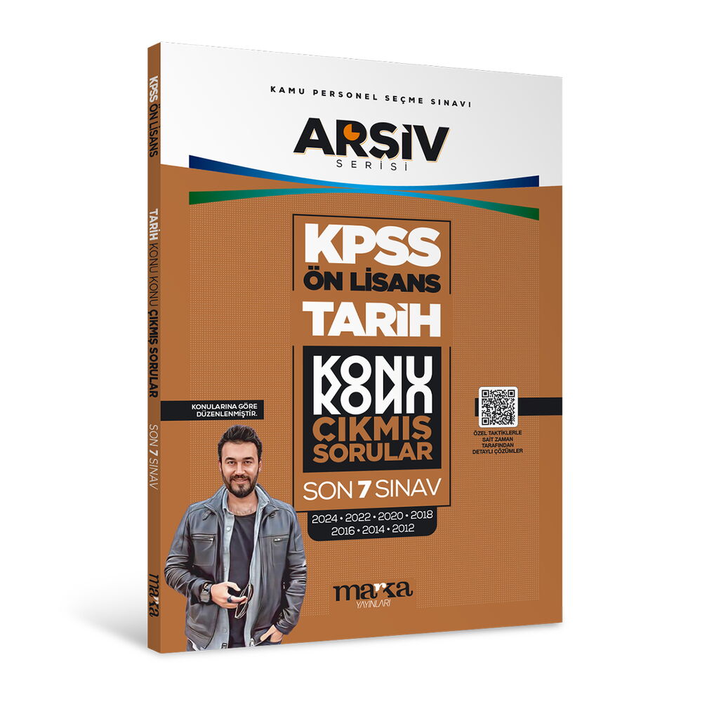 KPSS Ön Lisans Tarih Konu Konu Çıkmış Sorular Son 7 Sınav Çıkmış Sorular (2024 Dahil) Marka Yayınları
