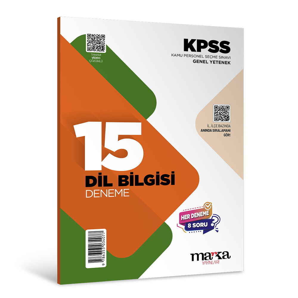 2026 KPSS Dil Bilgisi 15 Deneme Tamamı Video Çözümlü