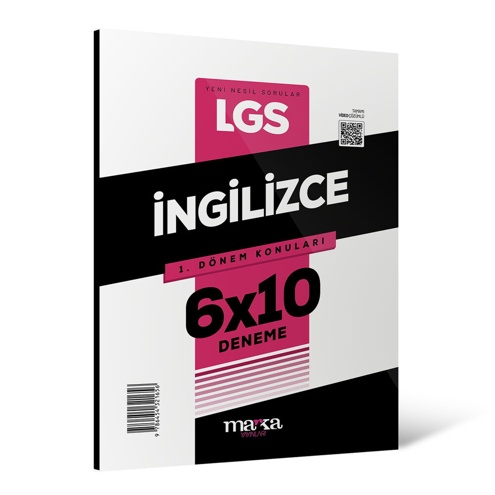2026 LGS 1.Dönem Konuları İngilizce 6 Deneme Marka Yayınları