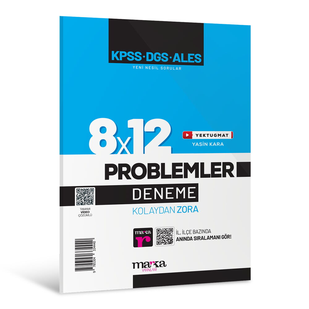 2026 KPSS DGS ALES Yeni Nesil Problemler 8 Deneme Video Çözümlü