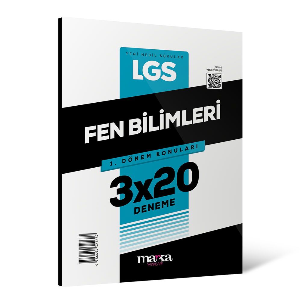 2026 LGS 1.Dönem Konuları Fen Bilimleri 3 Deneme Marka Yayınları