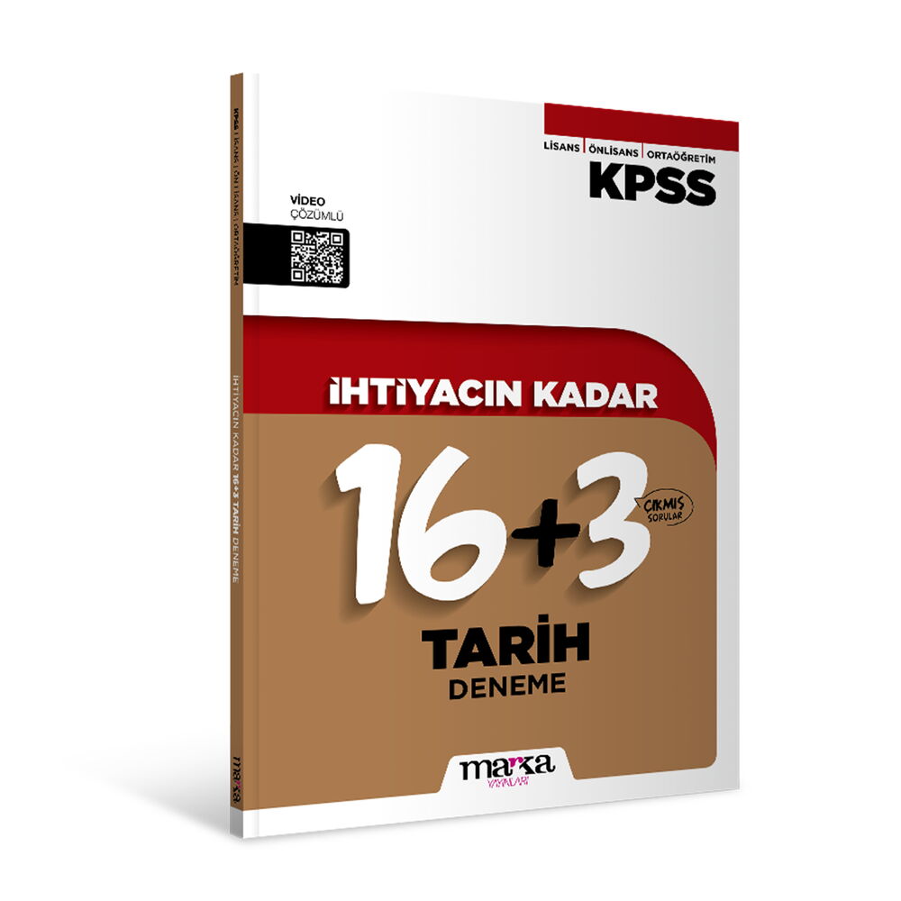 MARKA İHTİYACIN KADAR TARİH 19 DENEME