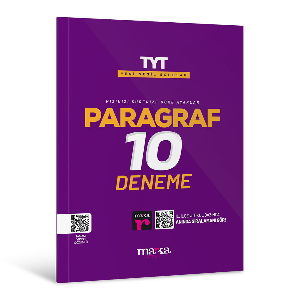 2026 TYT Paragraf 10 Deneme Tamamı Video Çözümlü